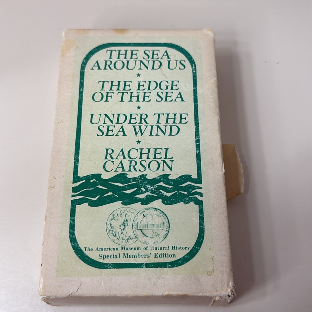 Rachel Carson Set of 3 Books - Signet Science Library Paperback Vintage 1950’s
